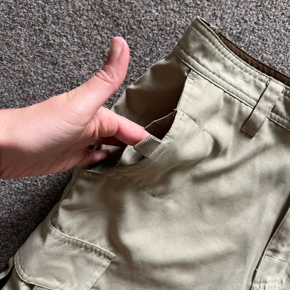 Vintage Y2K Tony Hawk Skateboarding Cargo Shorts Khaki Men’s 30 Retro Streetwear - Picture 7 of 15